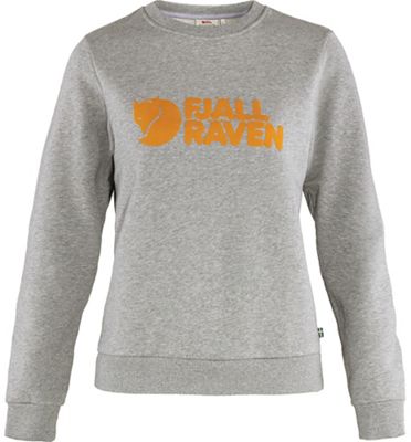 Fjallraven Women's Logo Sweater - Small - Grey/Melange product image