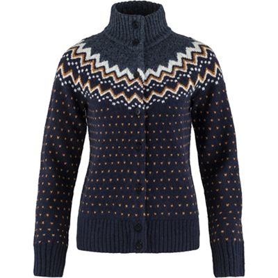 Fjallraven Women's Ovik Knit Cardigan - XS - Dark Navy product image