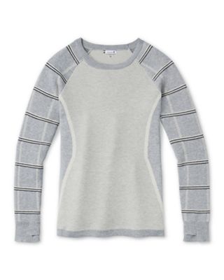 Smartwool Women's Dacono Crew Sweater - Medium - Light Grey Heather product image
