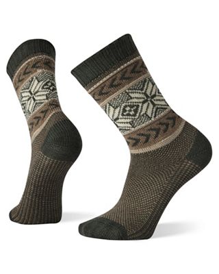 Smartwool Men's Everyday Snowflake Pattern Crew Sock - Medium - Dark Sage product image