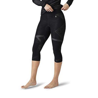Smartwool Women's Intraknit Merino 200 3/4 Bottom - XS - Black / White product image