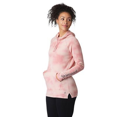 Smartwool Women's Merino 250 Plant-Based Dye Logo Hoodie - Large - Rose Marble Wash product image