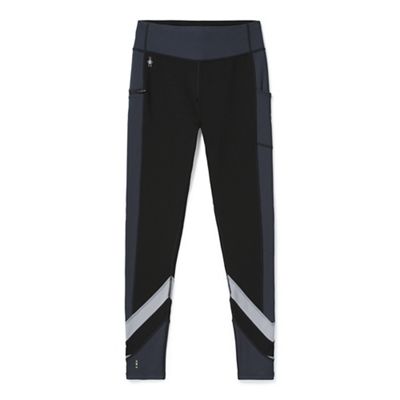 Smartwool Women's Merino Sport Fleece Colorblock Tight - Medium - Black product image