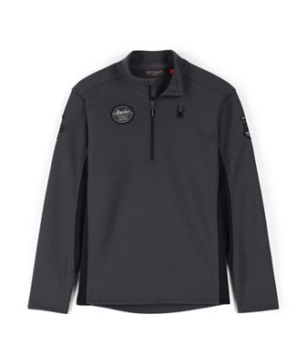 Spyder Men's Bandit Wengen Half Zip Jacket - Large - Ebony Black product image