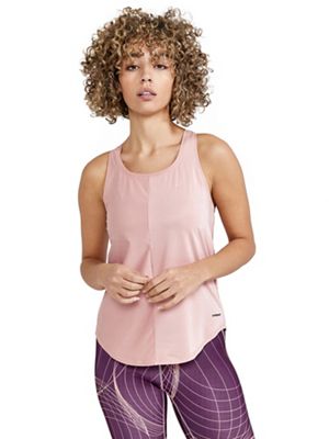 Craft Sportswear Women's Core Charge Rib Singlet - Large - Bleikur product image