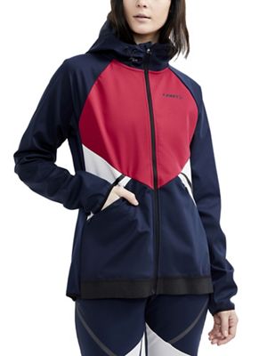 Craft Sportswear Women's Glide Hood Jacket - Medium - Blaze / Machine product image