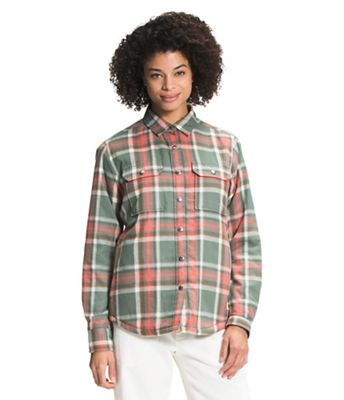 The North Face Women's Campshire Shirt - XS - Emberglow Orange Medium Bold Shadow Plaid product image