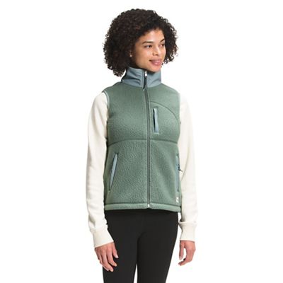The North Face Women's Cragmont Fleece Vest - Small - Laurel Wreath Green / Silver Blue product image