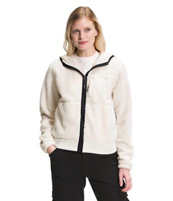 The North Face Women's Dunraven Full Zip Hoodie - Large - Gardenia White / TNF Black product image
