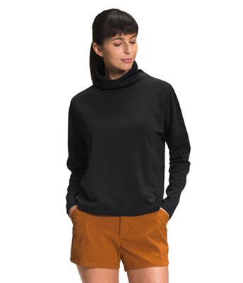 The North Face Women's EA Basin Funnel Neck LS Pullover - Large - TNF Black product image
