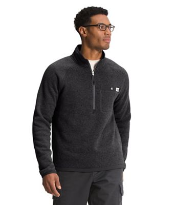 The North Face Men's Gordon Lyons 1/4 Zip Top - Medium - TNF Black Heather product image