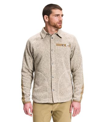 The North Face Men's Gordon Lyons Shacket - Large - Bleached Sand Heather / Kelp Tan product image
