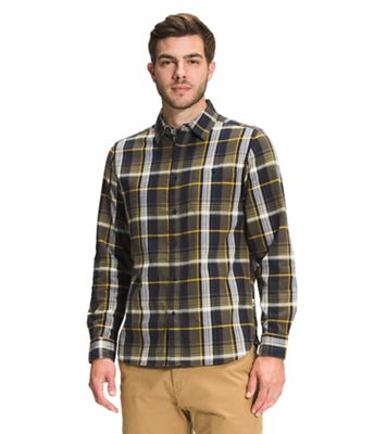 The North Face Men's Hayden Pass 2.0 Shirt - Large - Burnt Olive Green Medium Half Dome Plaid product image