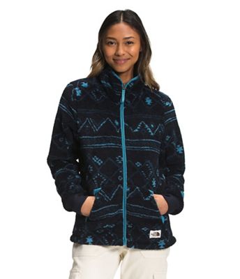 The North Face Women's Printed Campshire Full Zip Jacket - Small - Aviator Nvy Kilim Geo 3 Clr Small Dye Ground Print product image