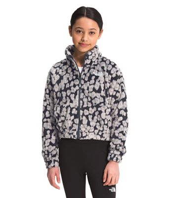 The North Face Girls' Printed Osolita Full Zip Jacket - Large - Vanadis Grey Leopard Print product image