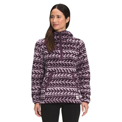 The North Face Women's Printed Campshire 2.0 Pullover Hoodie - Large - Blkbry Wine Trgle Fairisle Dyed Ground Print product image