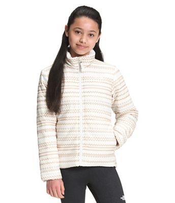 The North Face Girls' Printed Reversible Mossbud Swirl Jacket - XL - Gardenia White AprFs Fairisle Print product image