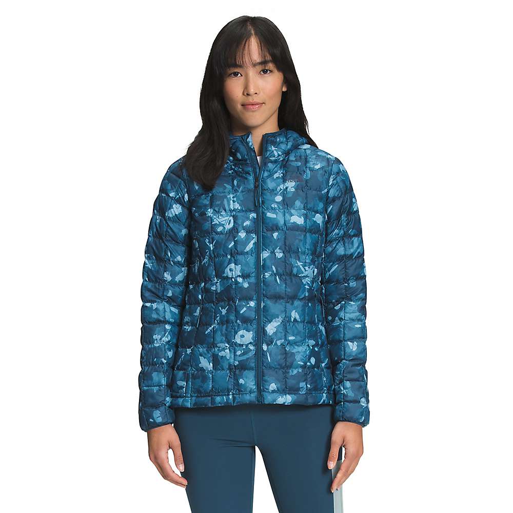 The North Face Women's Printed ThermoBall Eco Hoodie - Small - Monterey Blue Scattershot Print -  NF0A5IZI29HS