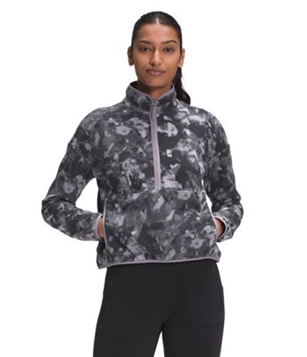 The North Face Women's Printed TKA Glacier Crop - XS - Minimal Grey Scattershot Print product image