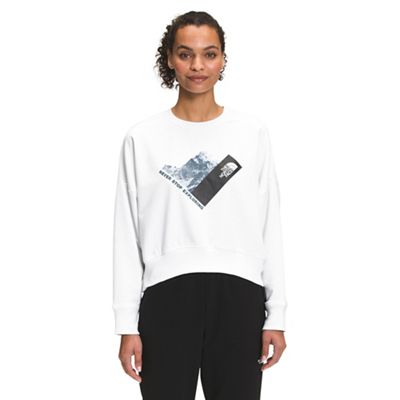 The North Face Women's Recycled Climb Graphic Crew - Large - TNF White product image
