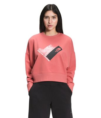 The North Face Women's Recycled Climb Graphic Crew - XS - Faded Rose product image