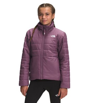 The North Face Girls' Reversible Mossbud Swirl Jacket - Large - Pikes Purple product image