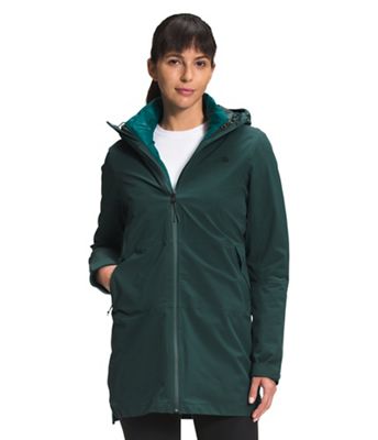 The North Face Women's ThermoBall Eco Triclimate Parka - Small - Dark Sage Green / Shaded Spruce product image