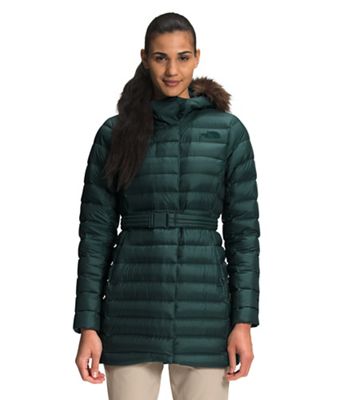 The North Face Women's Transverse Belted Parka - Large - Dark Sage Green product image