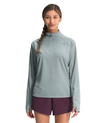 The North Face Women's Wander 1/4 Zip Top - XS - Silver Blue Heather product image