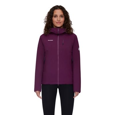 Mammut Women's Rime IN Flex Hooded Jacket - Large - Grape product image