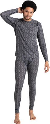 SAXX Men's Quest Quick Dry Mesh Long Sleeve Crew - Small - Dark Ink Mesa Geo product image