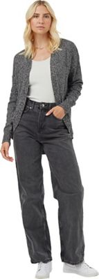 Tentree Women's Anoba Cardigan - Small - Jet Black / Cloud White product image