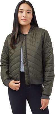 Tentree Women's Bomber Jacket - Medium - Black Olive Green product image