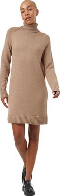 Tentree Women's Highline Turtleneck Dress - Large - Foxtrot Brown product image