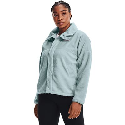 Under Armour Women's Mission Boucle Swacket - Medium - Breaker Blue / Breaker Blue / Halo Grey product image