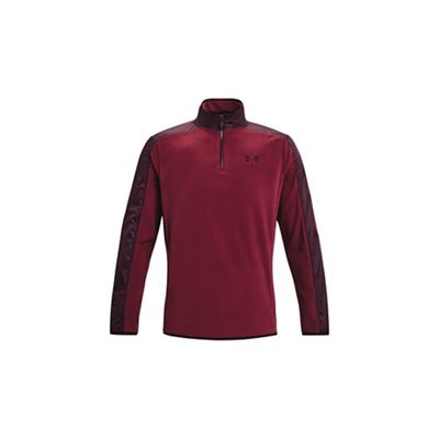 Under Armour Men's Polartec Forge 1/4 Zip Top - Medium - League Red / Dark Maroon / Dark Maroon product image