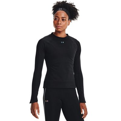 Under Armour Women's Rush ColdGear  Core Top - XL - Black / Iridescent product image