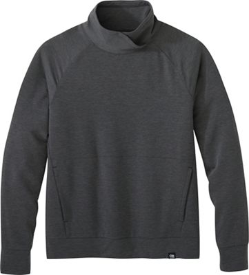 Outdoor Research Women's Aberdeen LS Top - Large - Black Heather product image