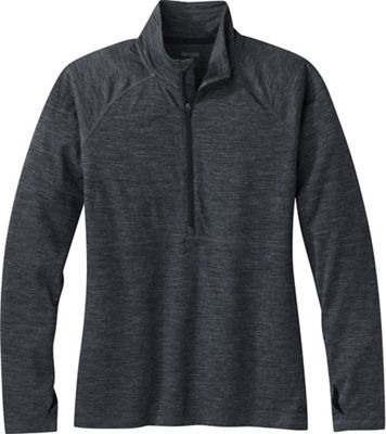 Outdoor Research Women's Alpine Onset Half Zip Top - XL - Charcoal Heather product image