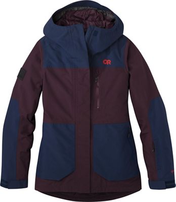 Outdoor Research Women's Mt Baker Storm Jacket - Medium - Elk / Naval Blue product image