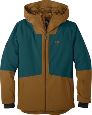 Outdoor Research Men's Snowcrew Jacket - Medium - Saddle / Treeline product image