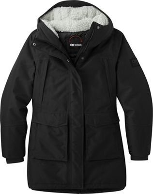 Outdoor Research Women's Stormcraft Down Parka - XS - Black product image