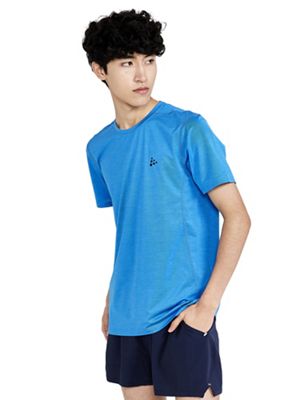 Craft Sportswear Men's Adv Charge Melange SS Tee - Large - Sarek / Melange product image