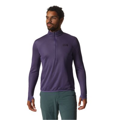 Mountain Hardwear Men's Airmesh 1/4 Zip Top - Large - Allium product image