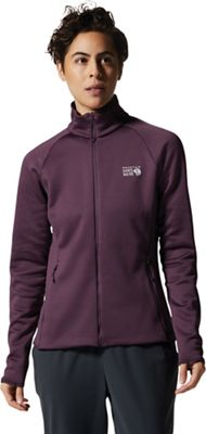 Mountain Hardwear Women's Polartec Power Stretch Pro Full Zip Jacket - Medium - Dusty Purple product image