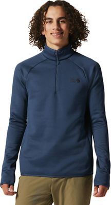 Mountain Hardwear Men's Polartec Power Stretch 1/4 Zip Jacket - XL - Zinc product image