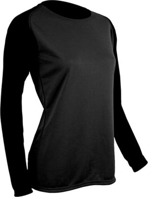 Polarmax Women's Double Base Layer Crew - XS - Black product image