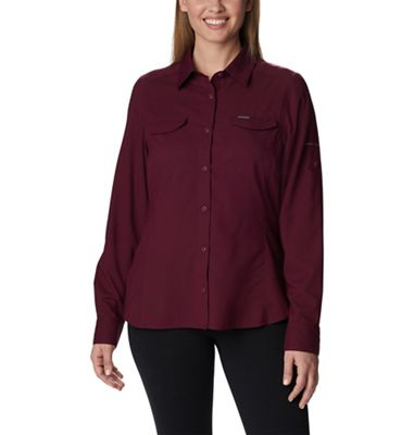 Columbia Women's Silver Ridge Lite Long Sleeve Shirt - Small - Marionberry product image
