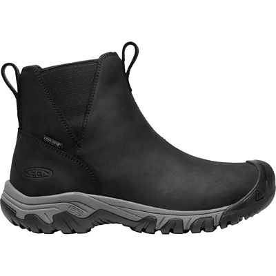 KEEN Women's Greta Chelsea Waterproof Boot - 9 - Black / Steel Grey product image