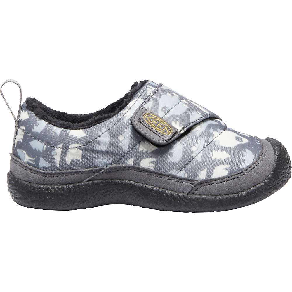 KEEN Kids' Howser Low Wrap Shoe - 8 - Steel Grey / Star White